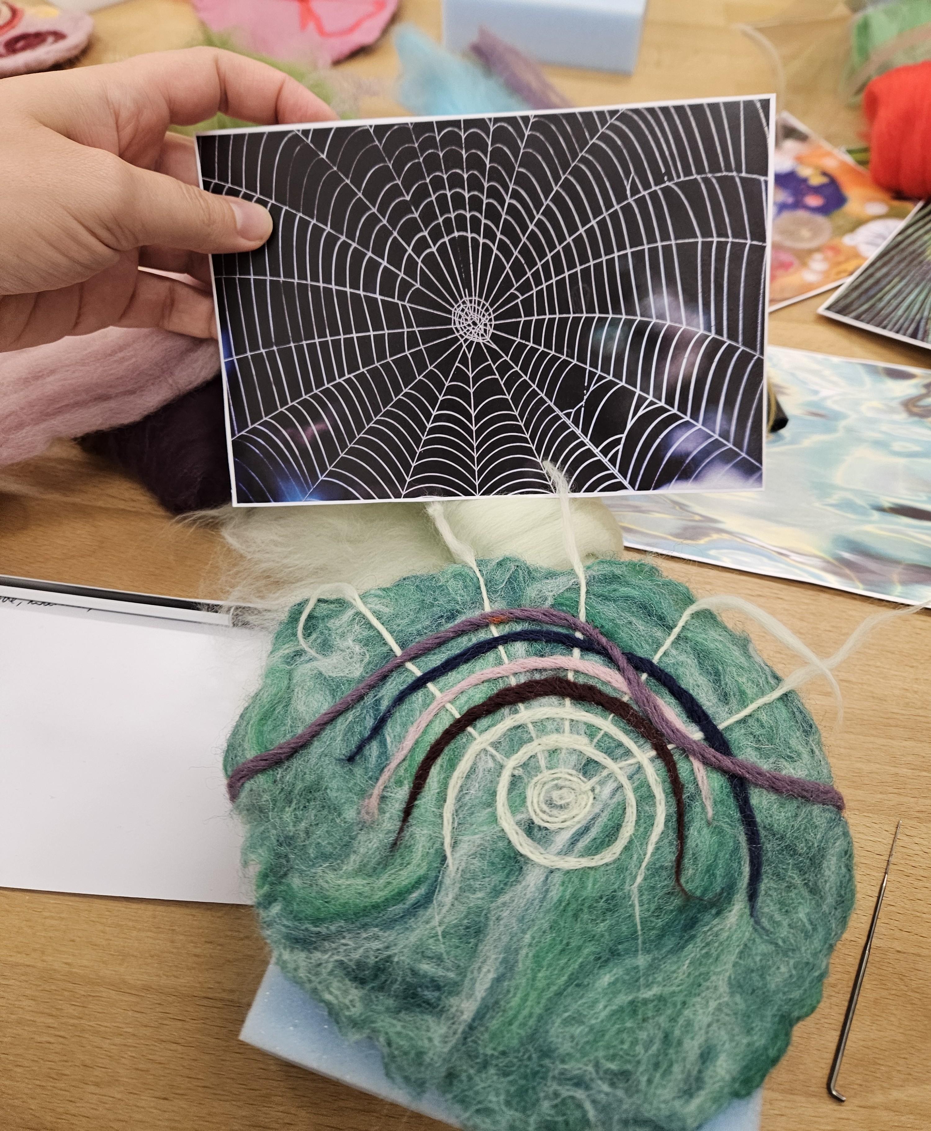 Impressie Workshop Naaldvilten voor beginners